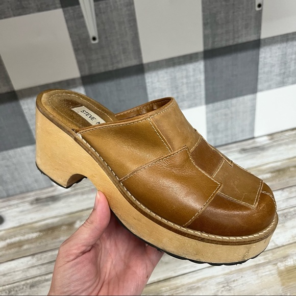 Steve Madden Shoes - Steve Madden Curlie 90s Y2K Patchwork Platform Clog